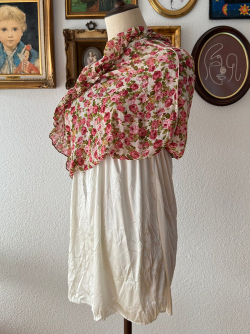 Y2K Floral Chiffon Babydoll size S