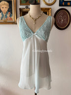 Fairy Blue Chiffon Mini Dress size S
