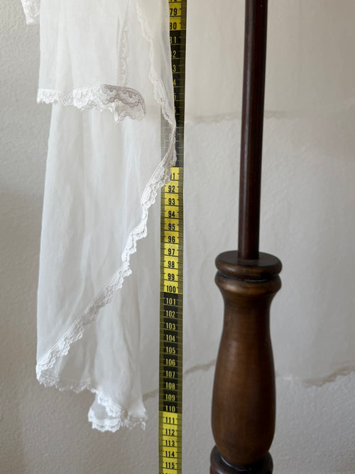 Vintage Nylon Bridal Sheer Peignoir Set Size S