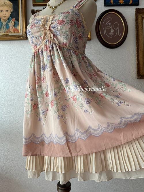 Coquette Beige Babydoll Dress size S/small M