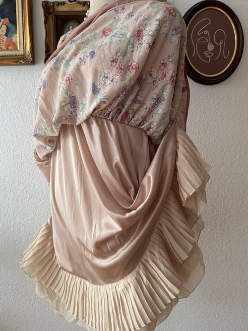 Coquette Beige Babydoll Dress size S/small M