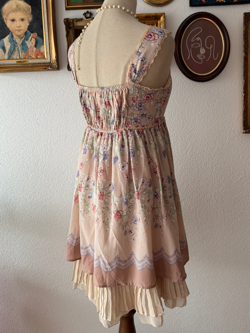 Coquette Beige Babydoll Dress size S/small M