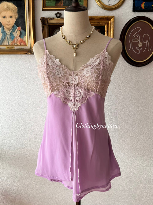 Lila Chiffon Cami size S
