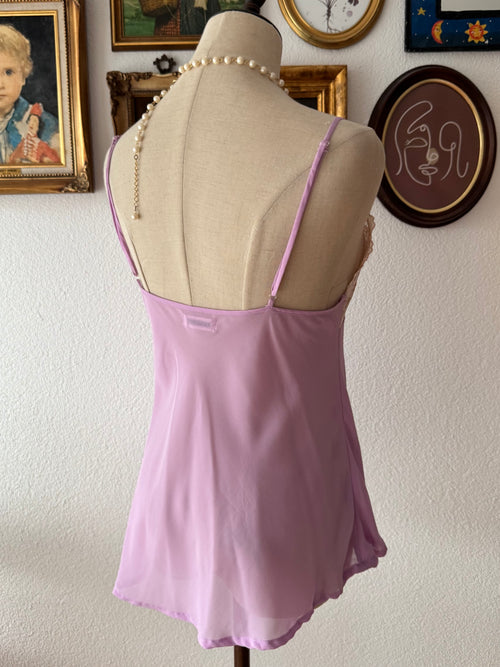 Lila Chiffon Cami size S