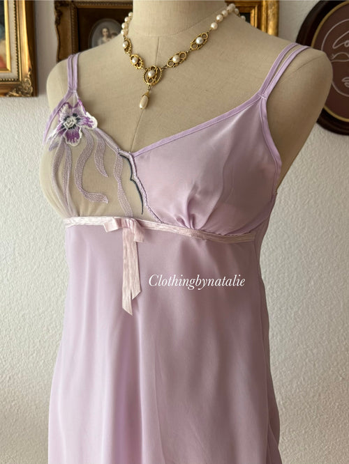 Lila Fairy Chiffon Slip Size S