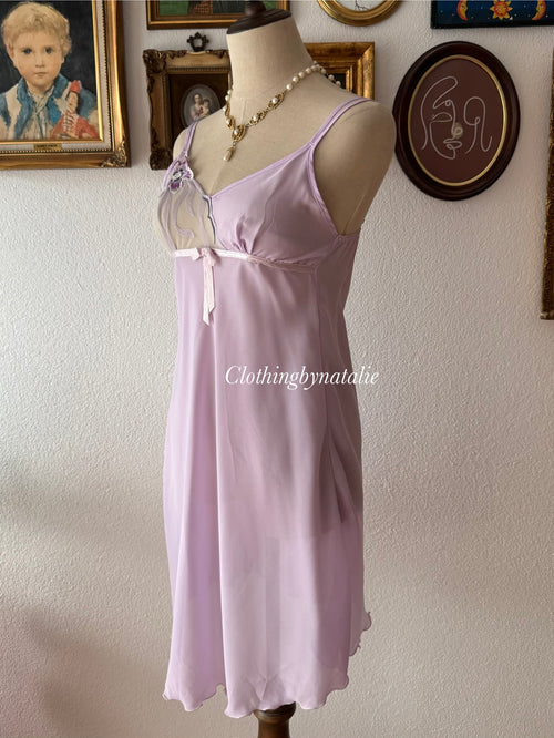 Lila Fairy Chiffon Slip Size S