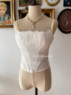 Victoria’s Secret White Cotton Corset Size 36C