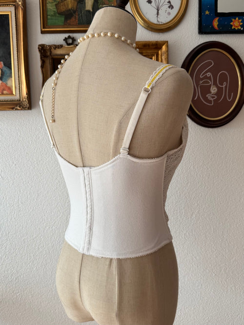 Victoria’s Secret White Cotton Corset Size 36C