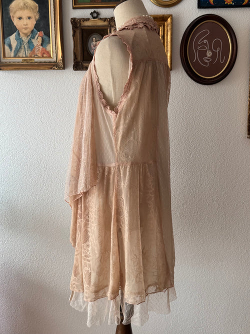 Brown Lace Cardigan size S/M