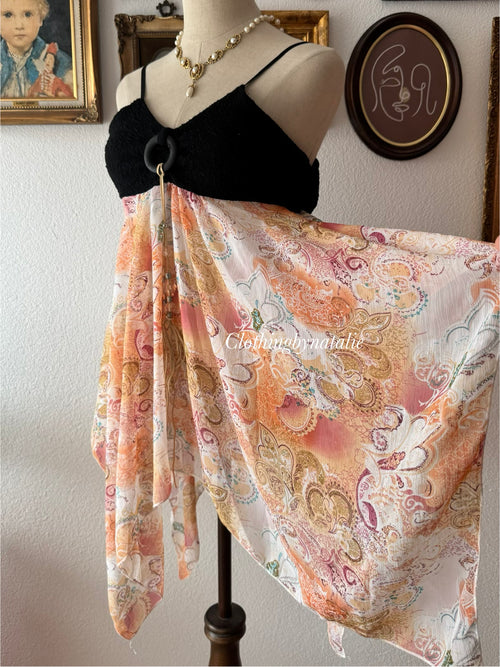 Asymmetrical Babydoll Dress size M