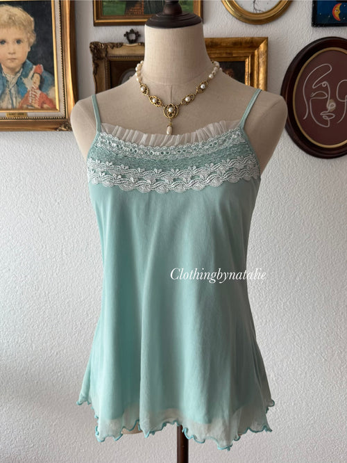 Blue Jersey Cami Size S