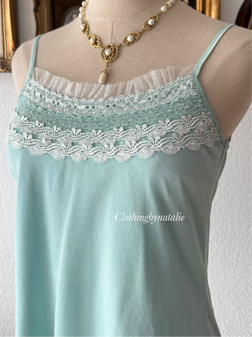 Blue Jersey Cami Size S