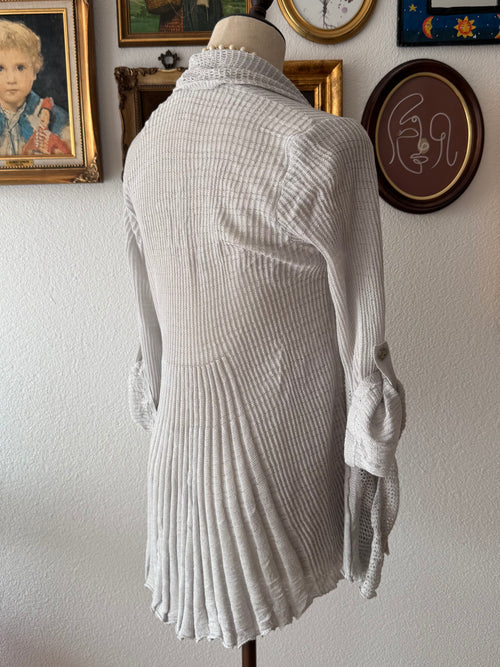 Grey Knit Cardigan Size S