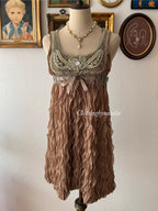 Fairy Brown Jersey Dress Size S