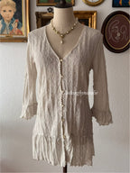 Cream Knit Cardigan size S/small M
