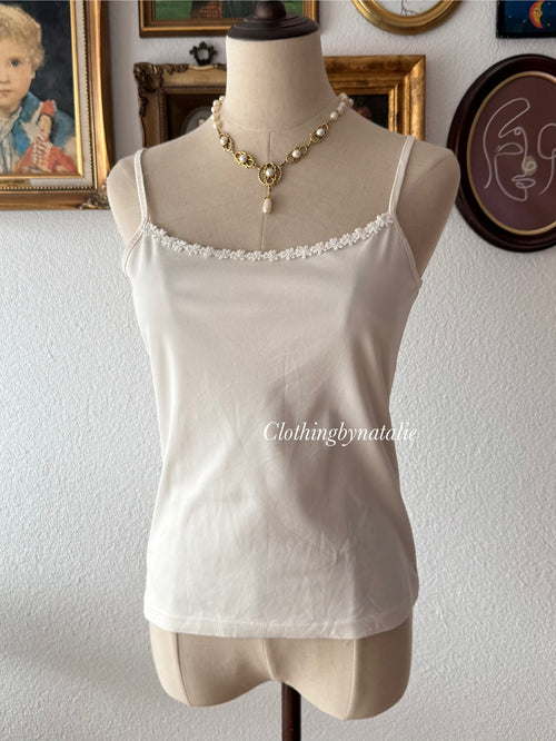 Black White Cardigan Cami Set size M