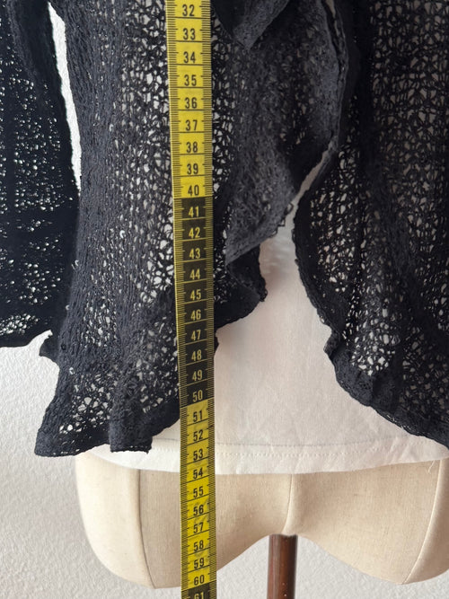 Black White Cardigan Cami Set size M