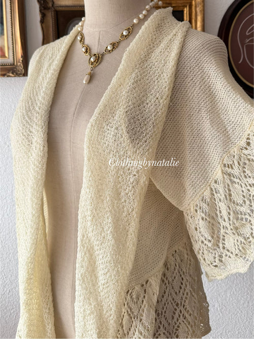 Yellow Knit Cardigan size S/M