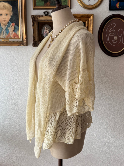 Yellow Knit Cardigan size S/M