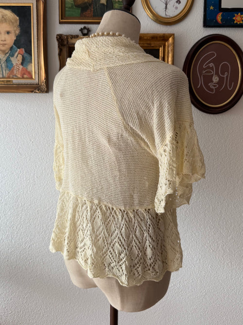Yellow Knit Cardigan size S/M