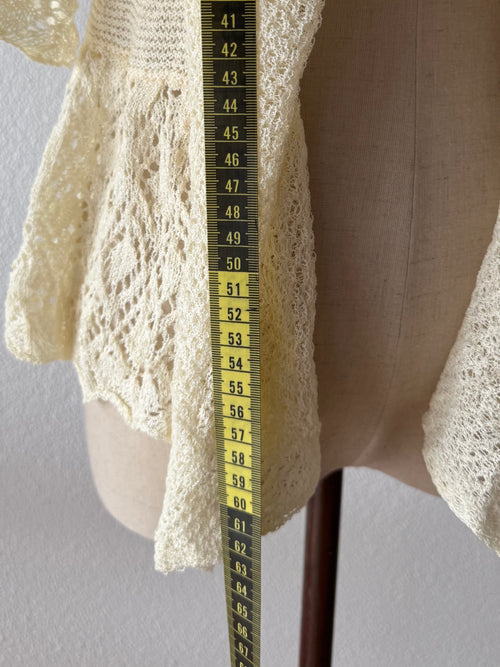 Yellow Knit Cardigan size S/M