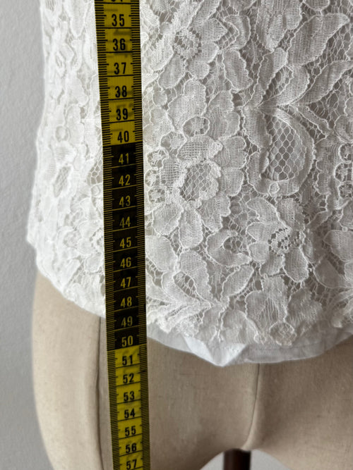 White Lace Blouse size XS