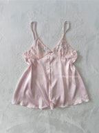 Secret Treasure Pink Satin Babydoll (L)