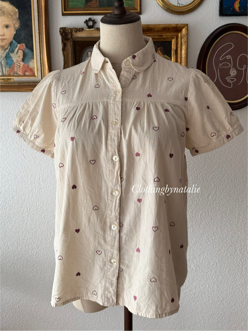 Coquette Cotton Blouse size S/small M