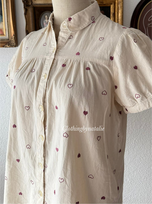 Coquette Cotton Blouse size S/small M