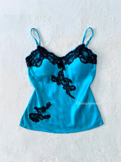 Cache Stretchy Satin Cami (S)
