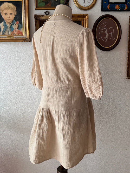 Beige Cotton Muslin Babydoll size S/M
