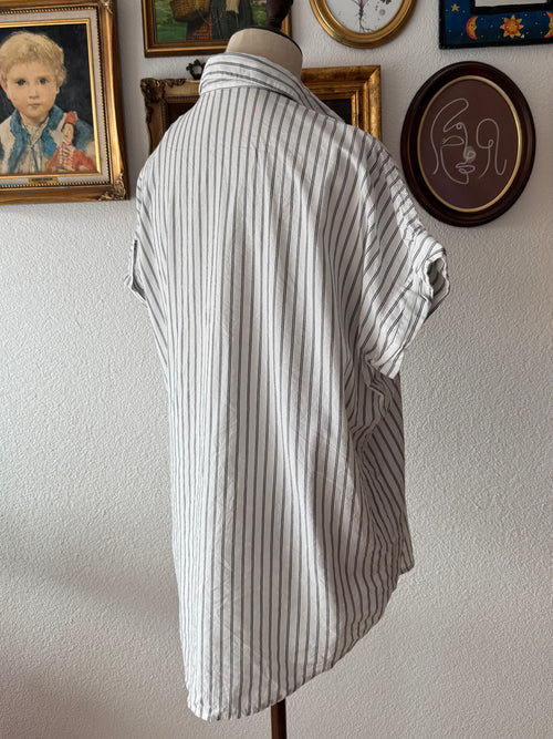 Stripe Cotton Blouse size M