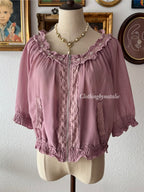 Coquette Purple Chiffon Cardigan Size S/M
