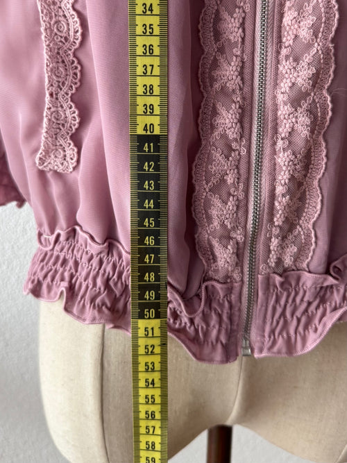 Coquette Purple Chiffon Cardigan Size S/M