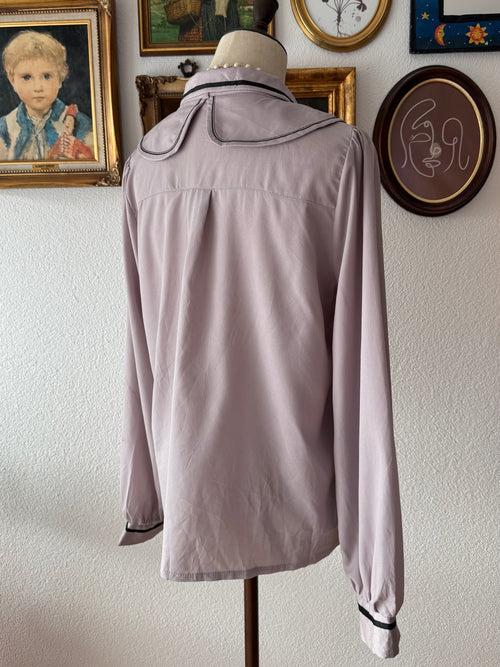 Purple Long Sleeve Blouse size M