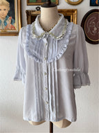 Fairy Blue Chiffon Blouse Size S