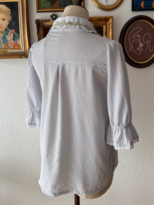 Fairy Blue Chiffon Blouse Size S