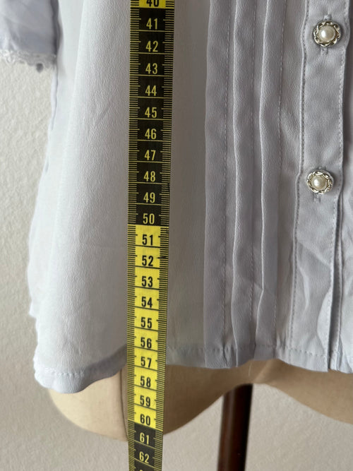 Fairy Blue Chiffon Blouse Size S