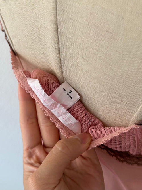 Victoria’s Secret Pink Sheer Mesh Babydoll Size S/M