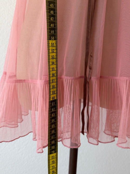 Victoria’s Secret Pink Sheer Mesh Babydoll Size S/M
