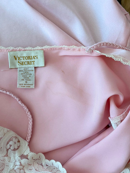 Victoria’s Secret Pink Satin Slip Size S