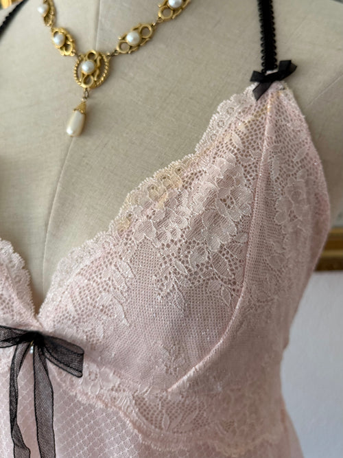 Fairy Pink Mesh Babydoll Size M