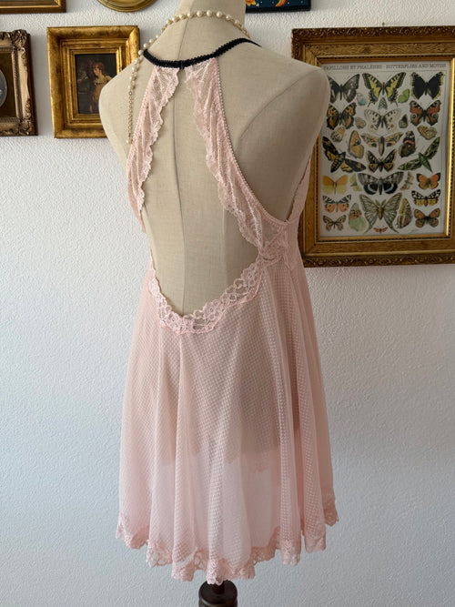 Fairy Pink Mesh Babydoll Size M