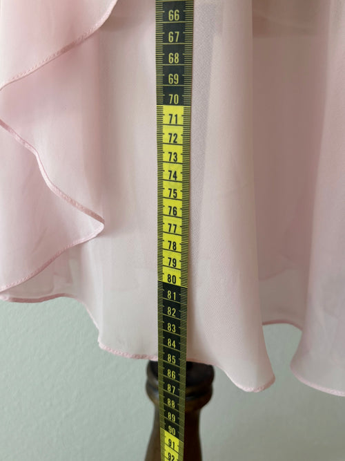 Butterfly Pink Chiffon Babydoll Size M
