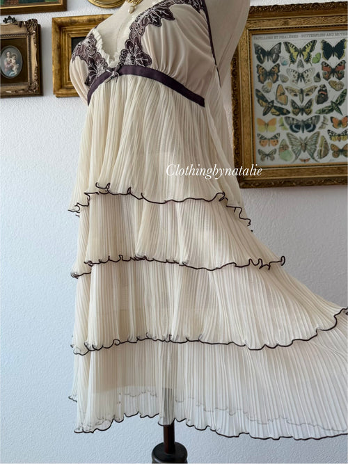 Tutu Brown Mesh Slip Size S