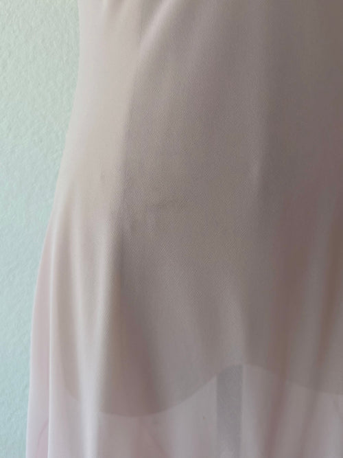Venus Pink Sheer Chiffon Slip Size S