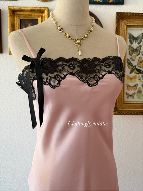 Victoria’s Secret Pink Satin Mini Dress Size S