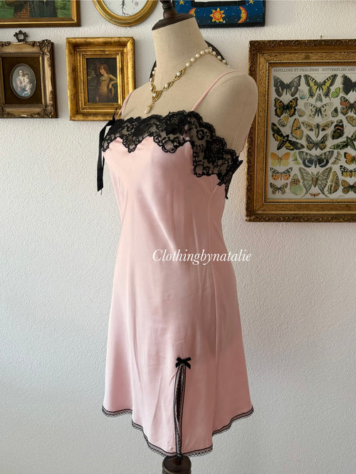 Victoria’s Secret Pink Satin Mini Dress Size S