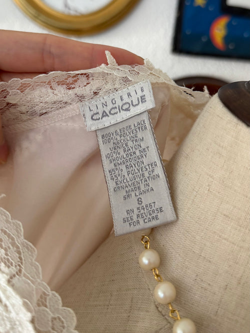 Lingerie Cacique Pink Satin Sleep Shirt Size M