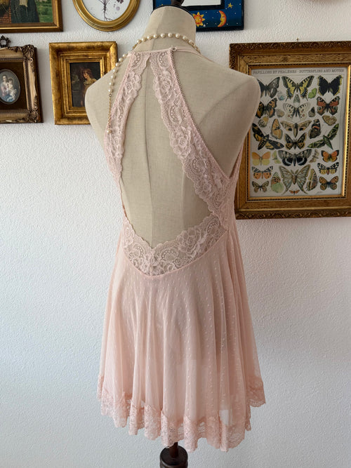 Fairy Pink Lace Babydoll Size M